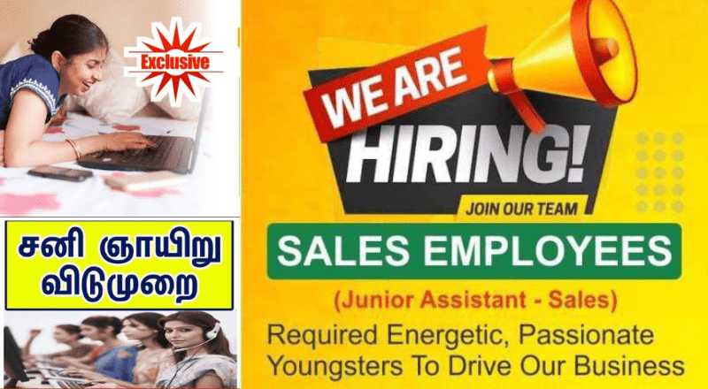 Sales Employees Job 2024 Sai Vikram Academy 5033