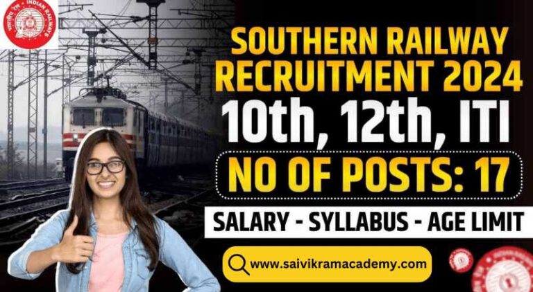 Southern Railway Recruitment 2024