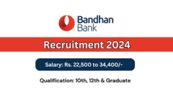 Bandhan Bank Recruitment 2024