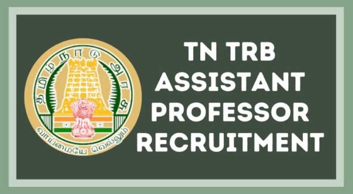 TN TRB Govt College Recruitment 2024