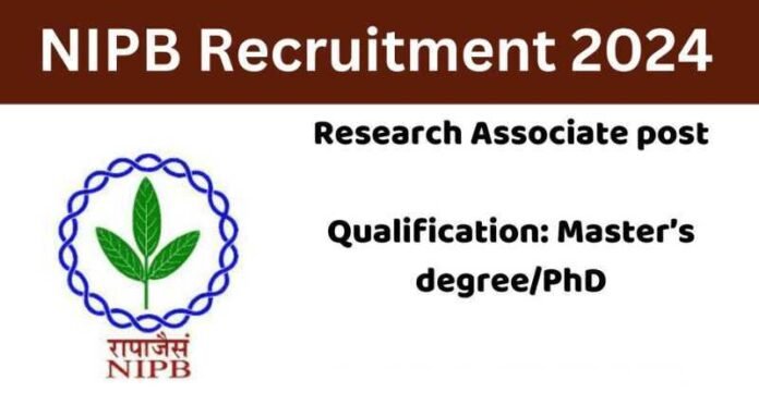 NIPB Recruitment 2024