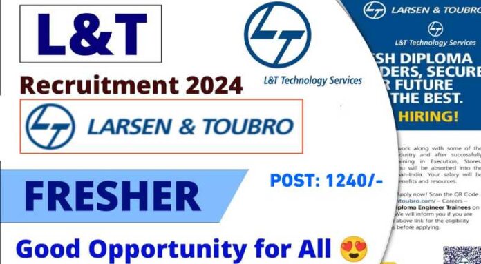 Larsen & Toubro Job 2024