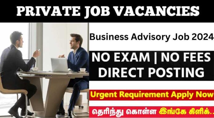 Business Advisory Job 2024