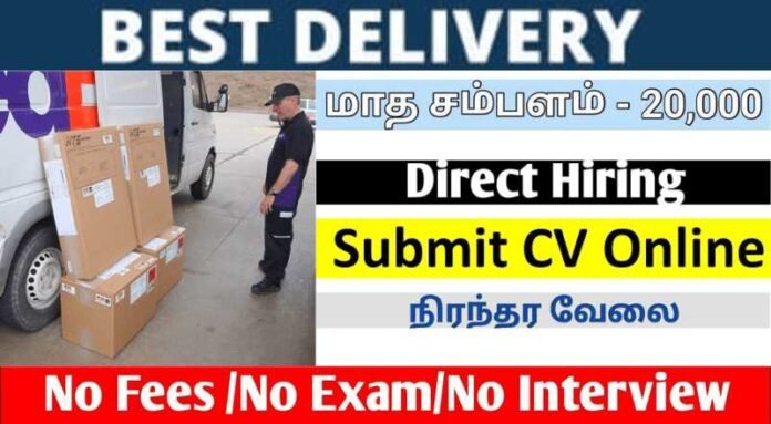 Delivery Person Job 2024