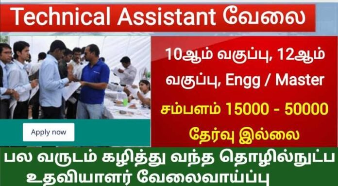 Technical Assistant Job 2024