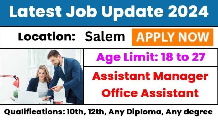 Assistant Manager Job 2024