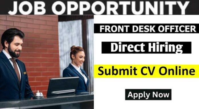 Front Desk Receptionist Job 2024