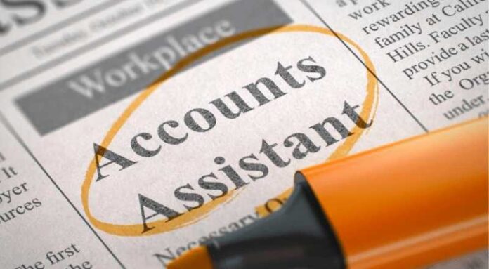 Accounts Assistant Job 2024