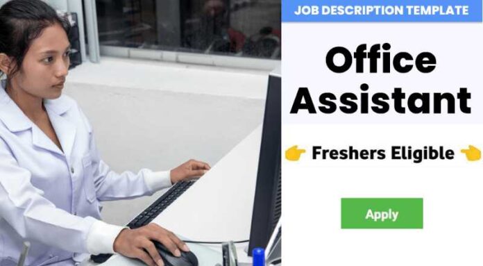 Office Assistant Job 2024