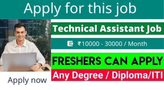 Technical Assistant Job 2024