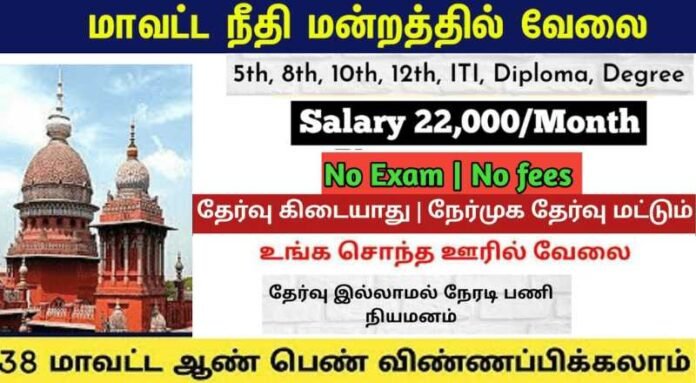 Nagapattinam District Court Recruitment 2024