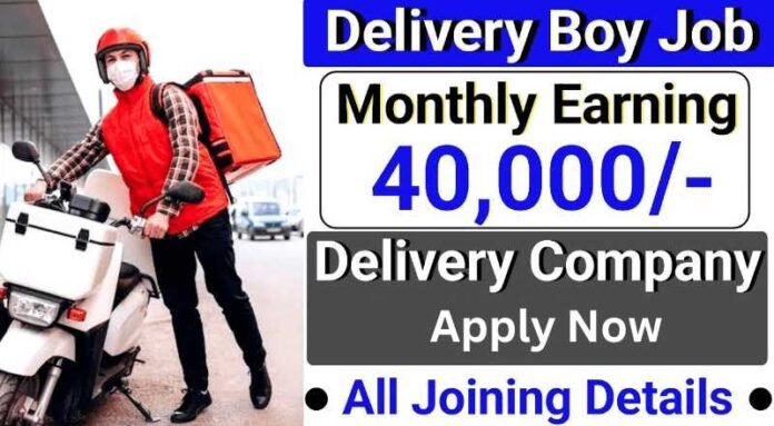 Online Delivery Boy Job 2024