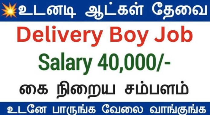 Delivery Boy Job 2024