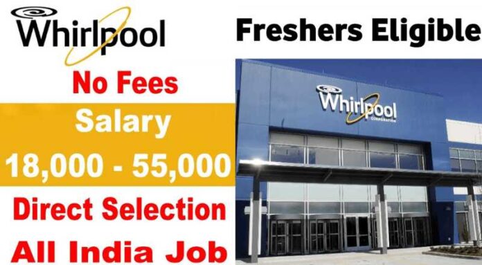 Whirlpool Area Sales Manager Job 2024