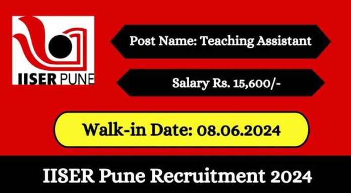 IISER Pune Recruitment 2024