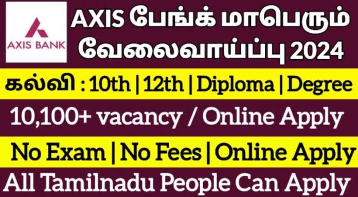 Axis Bank Branch Relationship Officer JOB 2024