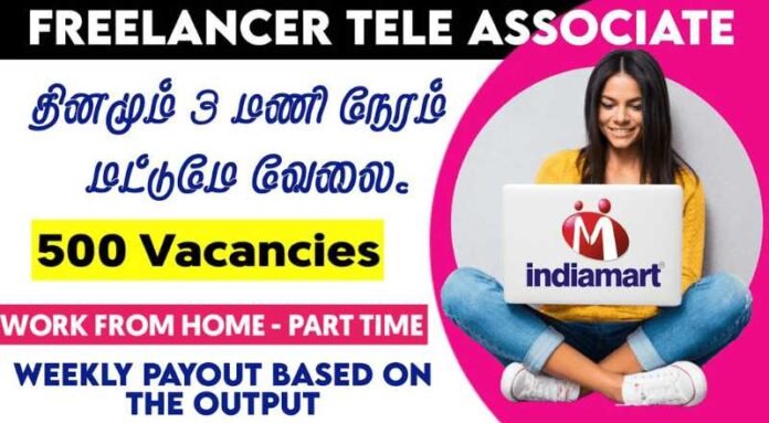 Tele Associate Job 2024