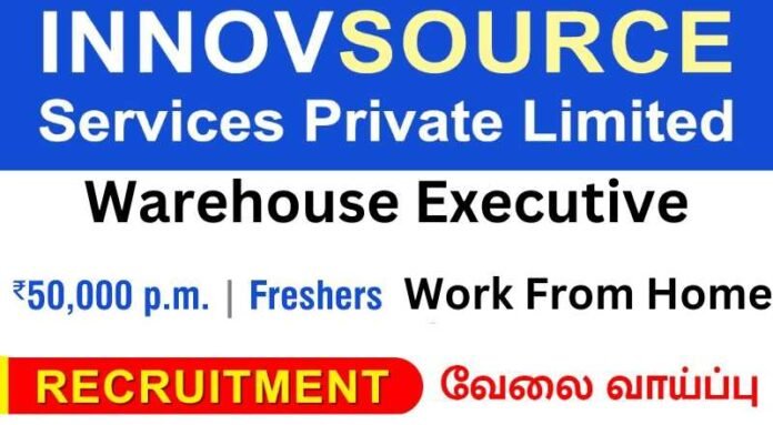 Innovsource Warehouse Executive Job 2024