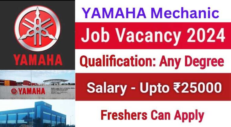 YAMAHA Mechanic Job 2024