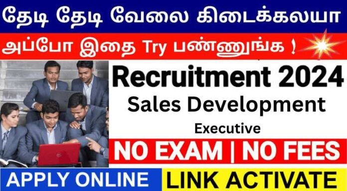 Sales Development Executive Job 2024