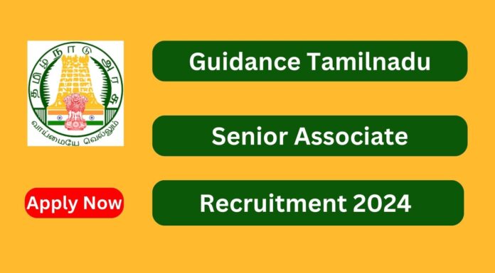 Guidance Tamilnadu Recruitment 2024