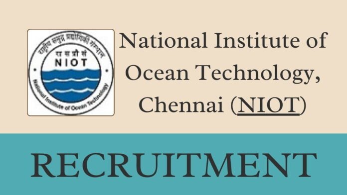 NIOT Recruitment 2024