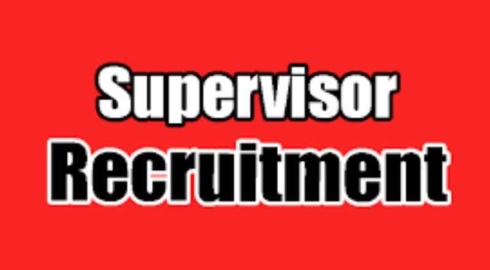 Supervisor Job 2024