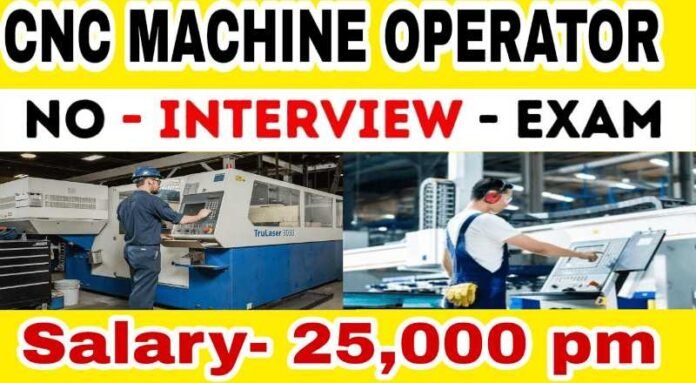 CNC Machine Operator Job 2024