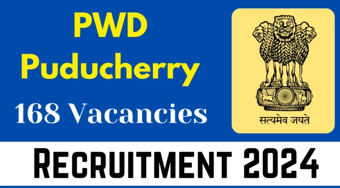 Puducherry PWD Recruitment 2024