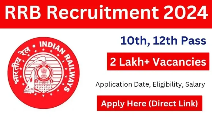 RRB JE Recruitment 2024