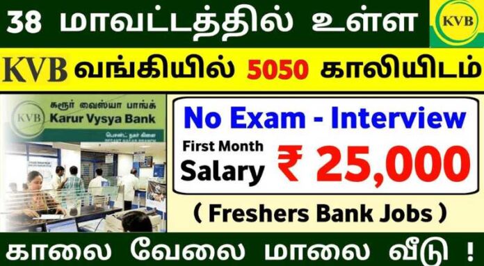 Karur Vysya Bank Recruitment 2024