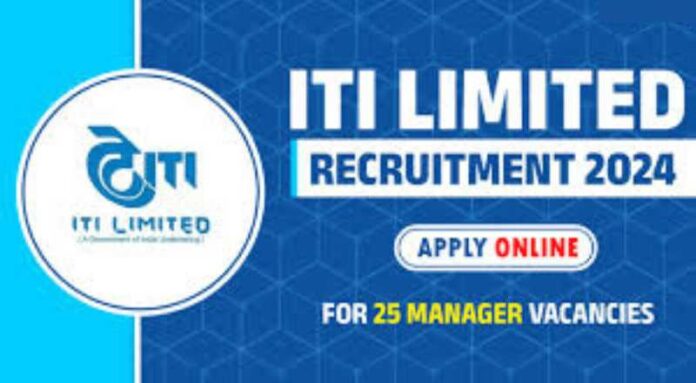 ITI Limited Recruitment 2024