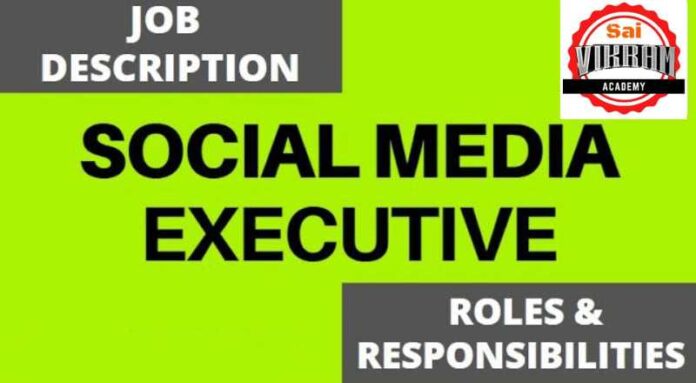 Social Media Executive Job 2024