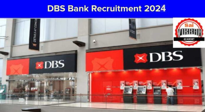 DBS Bank Officer Job 2024