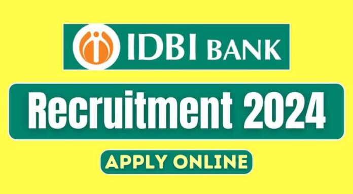 IDBI Bank Recruitment 2024