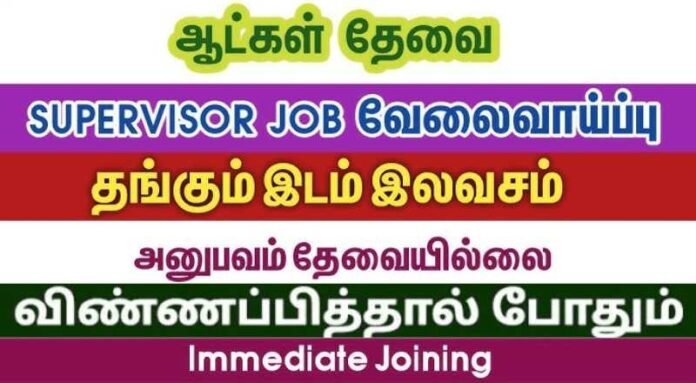 Supervisor Job 2024