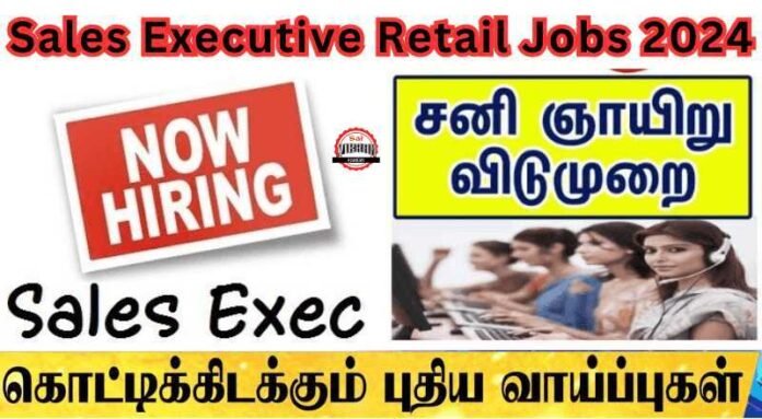 Sales Executive Job 2024