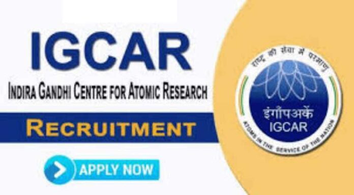 IGCAR Kalpakkam Recruitment 2024