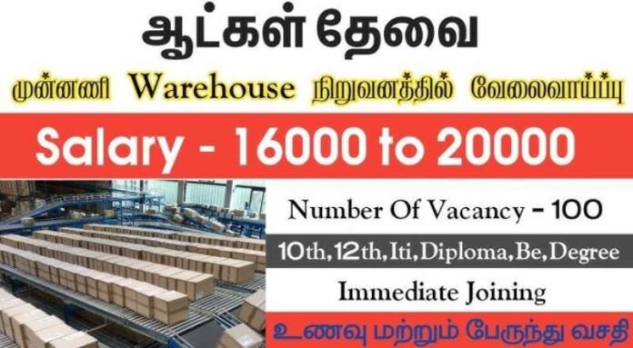 Warehouse Executive Job 2024