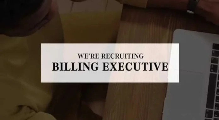 Billing Executive Job 2024