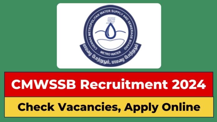 CMWSSB Recruitment 2024