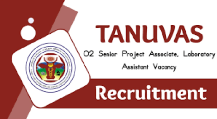 TANUVAS Namakkal Project Associate Notification 2024