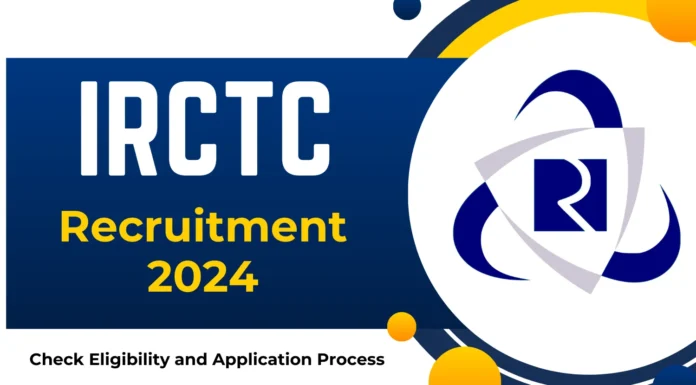 IRCTC Recruitment 2024