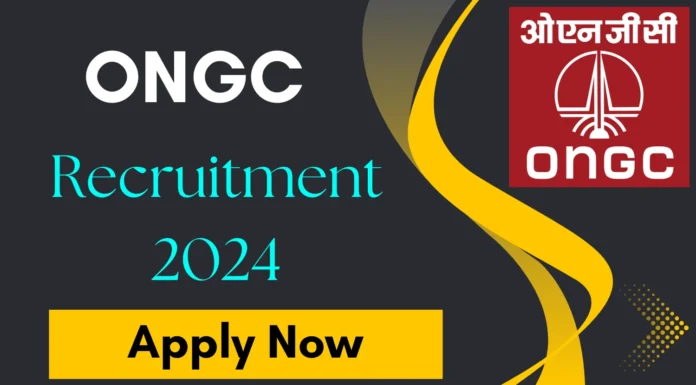 ONGC Recruitment 2024