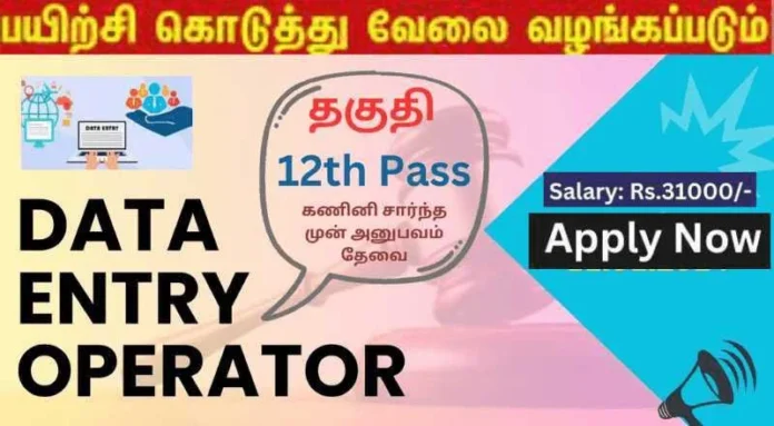 Data Entry Operator Job 2024