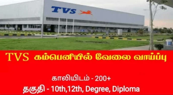 TVS Finance Manager Job 2024