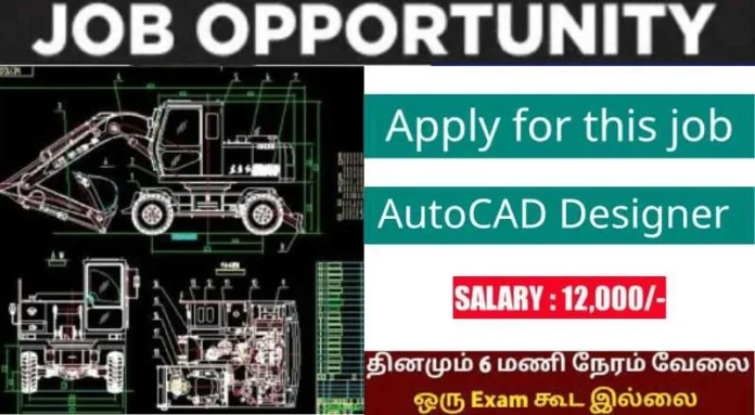 Auto CAD Designer Job 2024