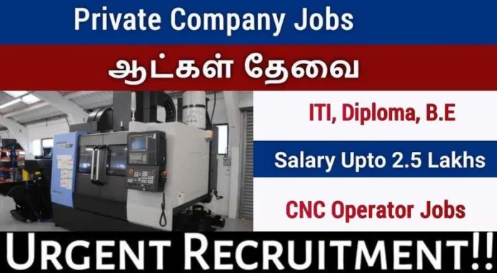 CNC Machine Operator Job 2024