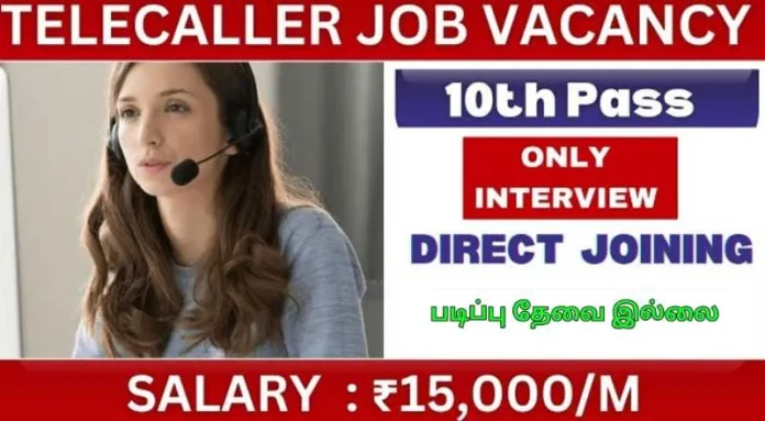 Tele Caller Job 2024