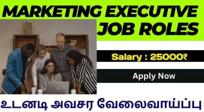 Marketing Executive Job 2024